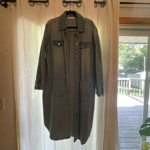 Jean Jacket Utility Duster (Drew Duster) Carly Jean LA